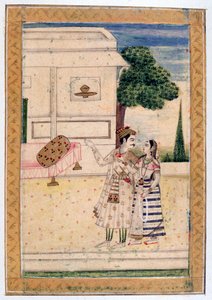 Malavi Ragini、Ragamala Album、School of Rajasthan、19世紀 作： Unbekannt