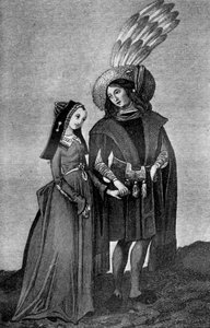 男性と女性の衣装、15〜16世紀初頭、1910年 作： Unbekannt