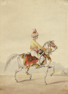 1825年頃の馬に乗ったマムルーク 作： Unbekannt