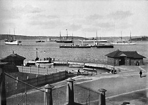 Man o War Stairs and Farm Cove、c1900。 作： Unbekannt