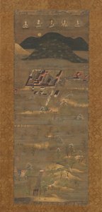14世紀初頭の春日神社の曼荼羅。 作： Unbekannt