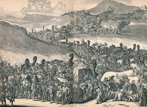 メッカへ向かう途中のマンサムーサ、1670年、1903年 作： Unbekannt