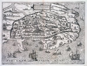 アレクサンドリアの地図、エジプト、c1625 作： Unbekannt