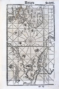 ヨーロッパ・アフリカ・アメリカ大陸の地図 作： Unbekannt