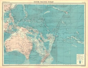 南太平洋の地図