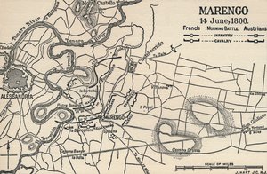 マレンゴ-1800年6月14日、朝の戦い、1896年 作： Unbekannt