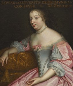 マルグリット・ルイーズ・スザンヌ・ド・ベテューヌ、1643年から1726年、ギーシュ伯爵夫人、リュード公爵夫人、1665年頃。