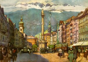 マリアテレジエン通り、c1929。 作： Unbekannt