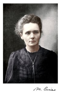 マリーキュリー、ポーランド生まれのフランスの物理学者、1917年