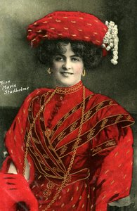 マリースタッドホルム1875-1930、イギリスの女優、1907年 作： Unbekannt