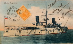 アルゼンチン海軍。戦艦、ベルグラノ、c1908 作： Unbekannt