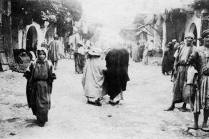 市場、モスル、メソポタミア、1918年 作： Unbekannt