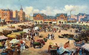 マーケットスクエア、ヨハネスブルグ、1901年。