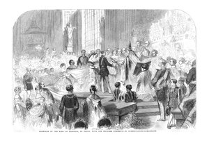 ステファニー王女との代理によるポルトガル国王の結婚、1858年
