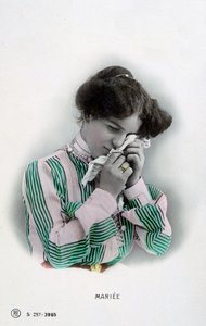 結婚、ヴィンテージのフランスのポストカード、c1900 作： Unbekannt