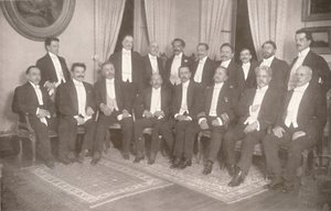 エルメスダフォンセカ元帥と国務長官および顧問、1914年 作： Unbekannt