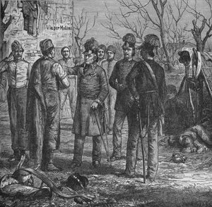 ノバラの戦い後のラデツキー元帥、1902年 作： Unbekannt