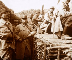 ハンマートレンチ、カレンシー、フランス北部、c1914-c1918。