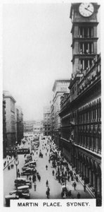 マーティンプレイス、シドニー、1928 作： Unbekannt