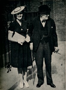 メアリーチャーチルと彼女の父、c1945。 作： Unbekannt