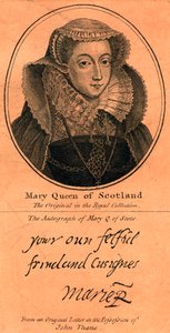 スコットランドの女王メアリー、1542-1587年 作： Unbekannt