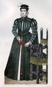 メアリースチュアート、フランスのフランシスコ2世の女王コンソート、c1560 1882-1884 作： Unbekannt