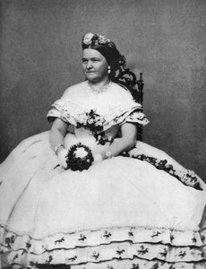 メアリートッドリンカーン、大統領エイブラハムリンカーンの妻、1860年代、1908年 作： Unbekannt
