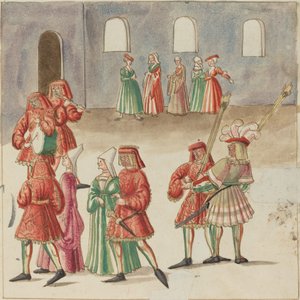 マスカレード、c。 1515年。