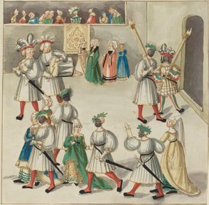 マスカレード、c。 1515年。
