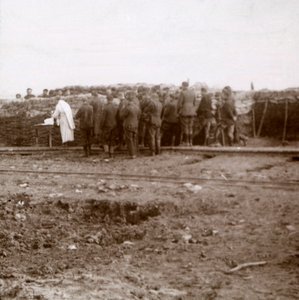 塹壕のミサ、ペルビゼ、フランダース、ベルギー、c1914-c1918 作： Unbekannt