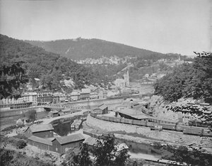 ペンシルベニア州モーチチャンク、ピスガ山、1897年。 作： Unbekannt