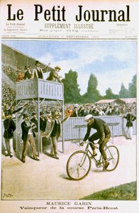 モーリスガリン、パリ-ブレストサイクルレースで優勝、1901