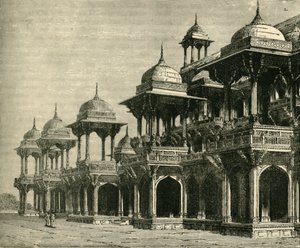 アクバル廟、セクンドラ、1890年。 作： Unbekannt