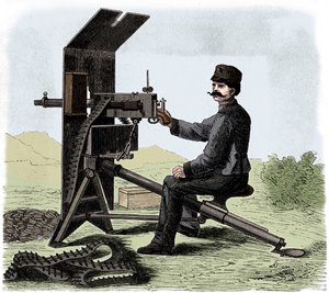 マキシム機関銃、c1895。 作： Unbekannt