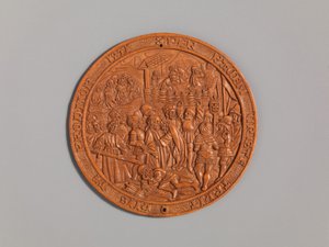 イエスの裏切りのメダリオン、16 世紀初頭。 作： Unbekannt