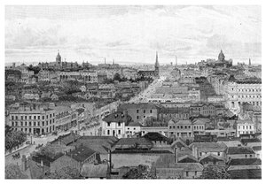 メルボルン東を見る、ビクトリア、オーストラリア、1886 作： Unbekannt