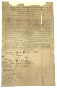 ルイジアナ準州の土地請求権を調整した名誉委員会の記念碑、1803 年から 1815 年 作： Unbekannt
