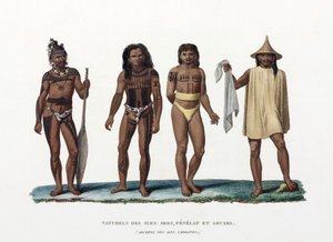 カロライン諸島の男性