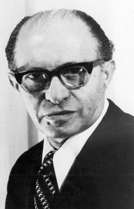 Menachem Begin 1913-1992、ポーランド生まれのイスラエルの政治家、1978 作： Unbekannt
