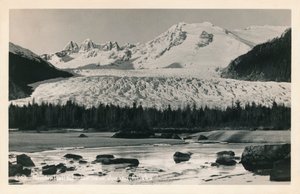 メンデンホール氷河、アラスカ州ジュノー付近、1940年。 作： Unbekannt