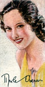 メルルオベロン、1911〜1979年、映画女優、20世紀 作： Unbekannt