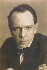 ロシアの俳優で作家のミハイル・チェーホフ、1928 作： Unbekannt