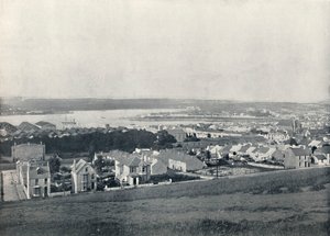 ミルフォードヘブン-町と避難所の全体像、1895 作： Unbekannt