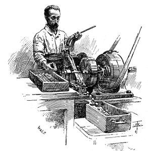 コインの端を削る、ロイヤルミント、ロンドン、1891 作： Unbekannt