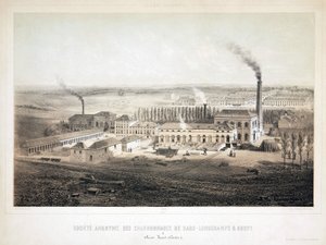 鉱業、石炭 Sars Longchamps & Bouvy Coalmining Co Ltd., ベルギー 作： Unbekannt