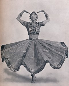 1906年、オルドウィッチ劇場での驚くべき東インド舞踊のルースセントデニスさん 作： Unbekannt