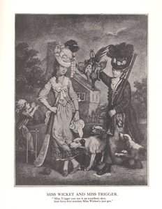 ミスウィケットとミストリガー、c1778 1912 作： Unbekannt