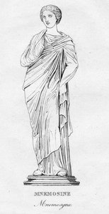Mnemosine Mnemosyne、c1850 作： Unbekannt
