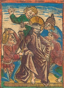 キリストの嘲笑、c。 1490年。 作： Unbekannt