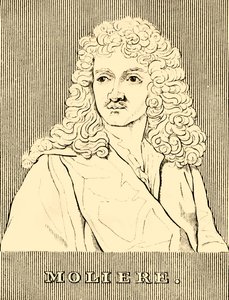 モリエール、1622-1673、1830。 作： Unbekannt